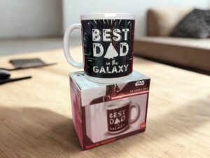 1738-271 TAZA BLANCA STAR WARS DÍA DEL PADRE