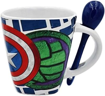 1738-40 TAZA CON CUCHARA AVENGERS