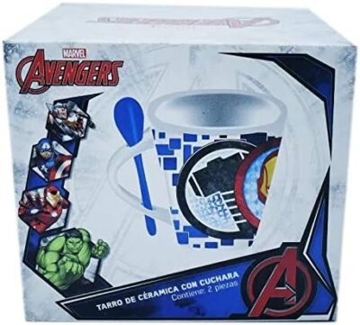 1738-40 TAZA CON CUCHARA AVENGERS