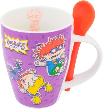 1738-420 DUO DE TAZAS RUGRATS CON CUCHARA