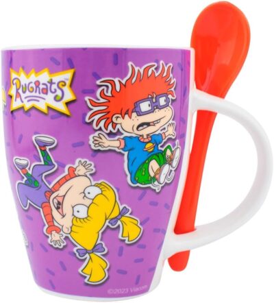 1738-420 DUO DE TAZAS RUGRATS CON CUCHARA