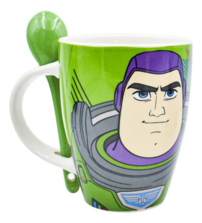 1738-264 DUO DE TAZAS BUZZ LIGHTYEAR CON CUCHARA