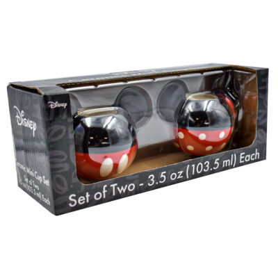 1778-19 JUEGO DE 2 SHOTS MINI MICKEY & MINNIE MOUSE