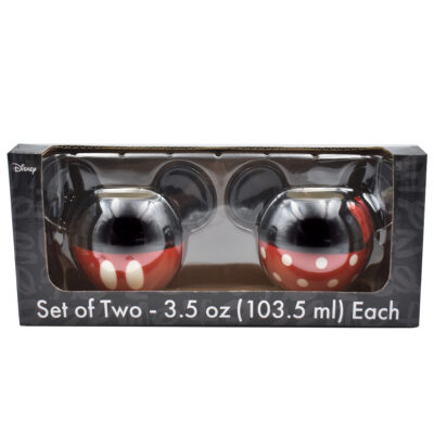 1778-19 JUEGO DE 2 SHOTS MINI MICKEY & MINNIE MOUSE