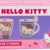1738-497 DUO DE TAZAS HELLO KITTY CON CUCHARA