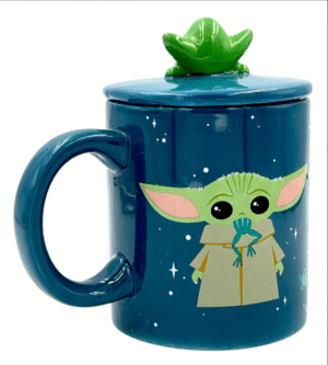 TAZA 3D BABY YODA TAPA RANA