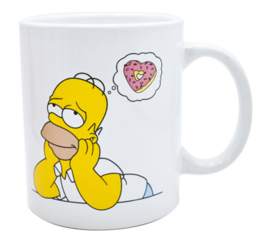 1729-58 TAZA BLANCA HOMERO SIMPSON