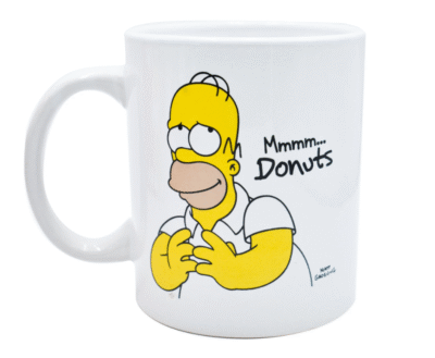 1729-58 TAZA BLANCA HOMERO SIMPSON
