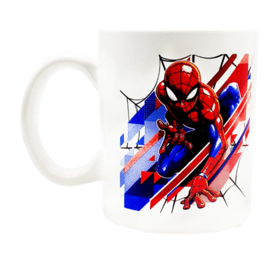 1729-69 TAZA BLANCA SPIDERMAN