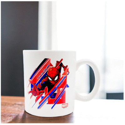 1729-69 TAZA BLANCA SPIDERMAN