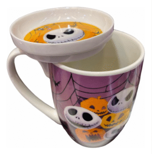 1754-83 TAZA CON TAPA JACK SKELLINGTON