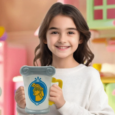 TAZA 3D CON SOBRE DE COCOA DISNEY HÉRCULES