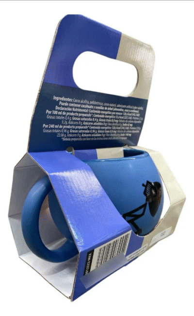 PAR TAZA CON SOBRE DE COCOA PIXAR MIKE & PELOTA