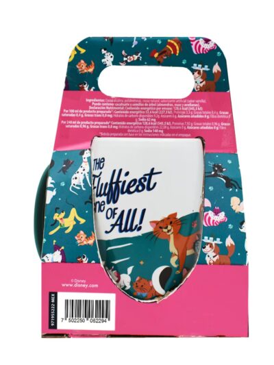 PAR TAZA 3D CON SOBRE DE COCOA DISNEY CLÁSICOS PERROS & GATOS