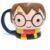 TAZA 3D HARRY POTTER CABEZA