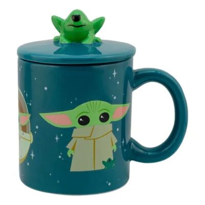 TAZA 3D BABY YODA TAPA RANA