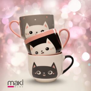 AM84-001 TAZÓN BOMBACHO GATOS SERIE 4PCS