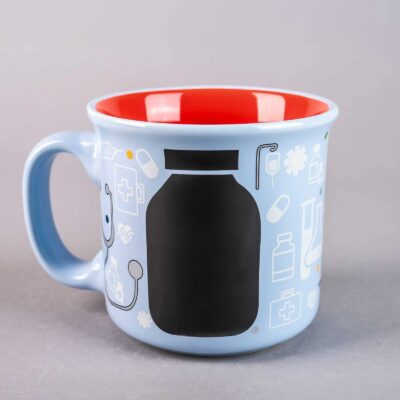 AM79-003 POCILLO PIZARRÓN JUMBO PROFESIONES CABALLEROS SERIE 4PCS