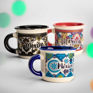 AM72-003 TEQUILERO TALAVERA COLORES SET 3PCS