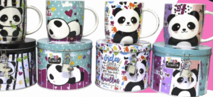 AM14-008 ALCANCÍA CON TAZA PIZARRÓN DE PANDA