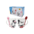 1738-231 DUO DE TAZAS MICKEY Y MINNIE B&N CON CUCHARA