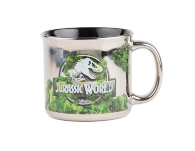 TAZA METALIZADA JURASSIC PARK