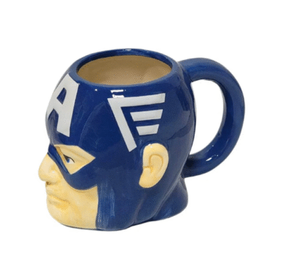 TAZA 3D CAPITÁN AMÉRICA