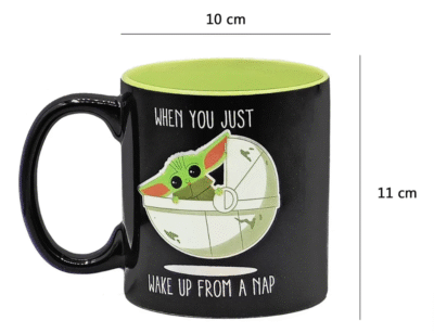 TAZA METALIZADA BABY YODA
