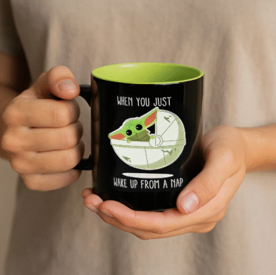 TAZA METALIZADA BABY YODA