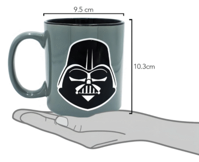 TAZA METALIZADA DARTH VADER