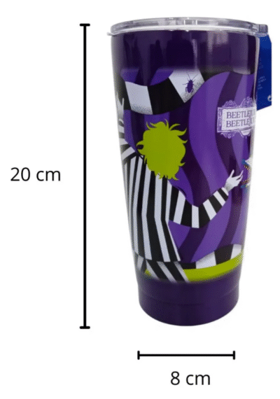 TERMO CON TAPA BEETLEJUICE