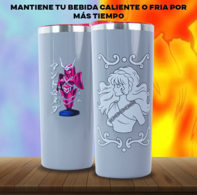 TERMO LATA CABALLEROS DEL ZODIACO ANDRÓMEDA