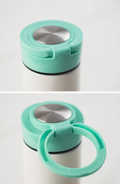 VASO PORCELANA FLAMENCO PAR VERDE Y ROSA