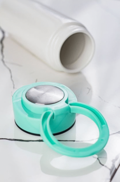 VASO PORCELANA FLAMENCO PAR VERDE Y ROSA