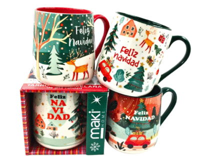 AM114-007X TARRO GOTA NAVIDAD SERIE 4PCS