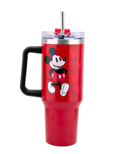 TERMO JUMBO CON ASA MICKEY MOUSE ROJO
