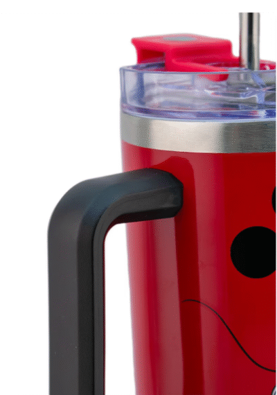 TERMO JUMBO CON ASA MICKEY MOUSE ROJO