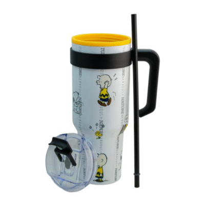 TERMO ALTO CON ASA SNOOPY 1950 BLANCO