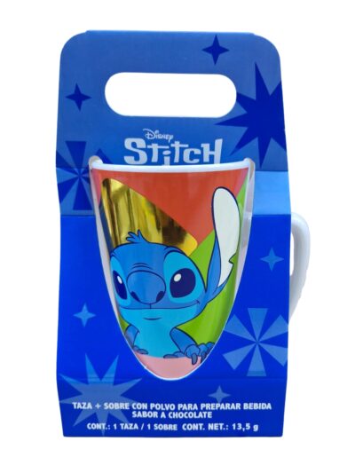 TAZA ALTA CON SOBRE DE COCOA STITCH SERIE 3PCS