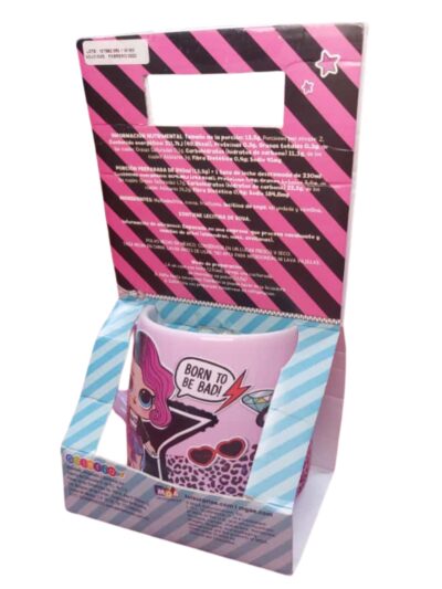 TAZA CON SOBRE DE COCOA LOL SURPRISE