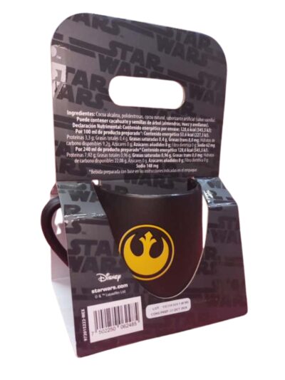 TAZA CON SOBRE DE COCOA STAR WARS