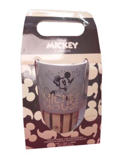 TAZA CON SOBRE DE COCOA SERIE DISNEY MICKEY & DONALD
