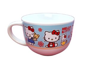 TAZÓN BLANCO HELLO KITTY AZUL