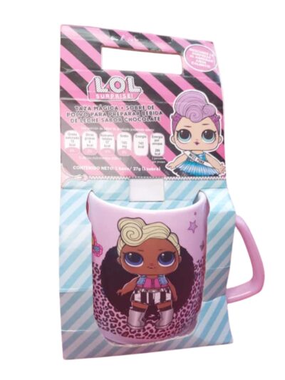 TAZA CON SOBRE DE COCOA LOL SURPRISE