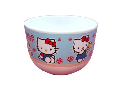 TAZÓN BLANCO HELLO KITTY AZUL