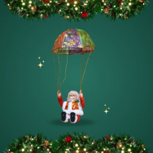 SANTA CLAUS CON PARACAÍDAS MUSICAL