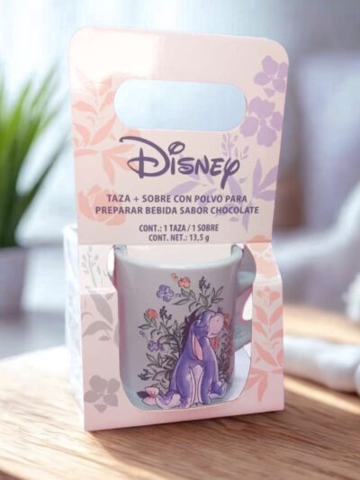 TAZA CON SOBRE DE COCOA SERIE DISNEY IGOR, BAMBI & SIMBA