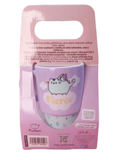 PAR DE TAZA ALTA CON SOBRE DE COCOA PUSHEEN