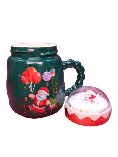 TCB107 TARRO DE NAVIDAD CON TAPA 2PCS