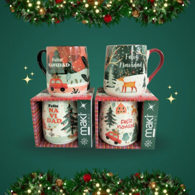 AM114-007X TARRO GOTA NAVIDAD SERIE 4PCS